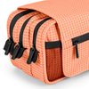 Colepack Kuru22 - Estuche Triple De 3 Cremalleras Con Material Escolar Incluido. Melocotón