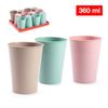 Plastic Forte - Lote De 6 Vasos De Agua De 360 Ml Reutilizables. Ideal Fiestas. Rosa