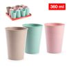 Plastic Forte - Lote De 6 Vasos De Agua De 360 Ml Reutilizables. Ideal Fiestas. Marrón