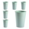 Plastic Forte - Lote De 6 Vasos De Agua De 360 Ml Reutilizables. Ideal Fiestas. Verde