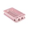 Plastic Forte - Escurreplatos Rectangular Mediano Con Bandeja. Rosa