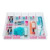 Plastic Forte - Set De 4 Bandejas Organizadoras Transparentes Para Cajones. Ideal Baño