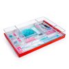 Plastic Forte - Set De 5 Bandejas Organizadoras Transparentes Para Cajones. Ideal Baño