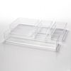 Plastic Forte - Set De 5 Bandejas Organizadoras Transparentes Para Cajones. Ideal Baño