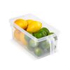 Plastic Forte - Juego De 2 Organizadores De Nevera Handy Frigo Transparentes Con Asa