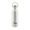 Laken Basic Steel Vintage - Botella De Agua 0.75l En Acero Inoxidable Con Asa. Plata