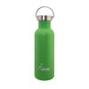 Laken Basic Steel Vintage - Botella De Agua 0.75l En Acero Inoxidable Con Asa. Verde