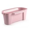 Plastic Forte - Lote De 2 Cestas Recogedoras Para Cocina Multiusos Colgantes. Rosa