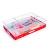 Plastic Forte - Set De 3 Bandejas Organizadoras Transparentes Para Cajones. Ideal Baño