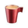 Luminarc Flashy - Juego De 4 Tazas De Café De 8 Cl En Vidrio Templado. Astral Red