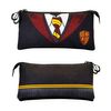 Colepack Harry Potter - Estuche Triple De 2 Cremalleras Con Material Escolar. Uniform