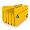 Grafoplás - Estuche Portatodo Cuádruple De Alta Capacidad Para Material Escolar. Amarillo