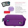 Colepack Bitsbobs - Estuche Triple De 3 Cremalleras Con Material Escolar Incluido. Violeta