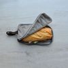 Iris Zipper Roll - Porta Bocadillos Plegable Y Flexible Con Cierre De Cremallera. Gris Lo