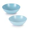 Plastic Forte Classic - Juego De 2 Fruteros Para Cocina 3.25l Redondos. Azul