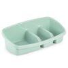 Plastic Forte - Juego De 2 Estropajeros De Cocina Simply Con 3 Compartimentos. Verde