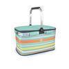 Iris Summer - Cesta De Picnic De 20l Plegable Con Asa. Menta