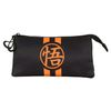 Dragon Ball Lining Ball - Estuche Escolar Triple Portatodo Con 2 Cremalleras. Negro