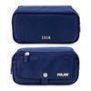 Colepack Milan - Estuche Triple De 3 Cremalleras Y Material Escolar Incluido. Azul 1918