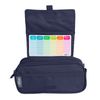 Colepack Pro - Estuche Triple De 3 Cremalleras Con Material Escolar Incluido. Azul Marino