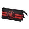 Naruto Sunrise - Estuche Escolar Triple Portatodo Con 2 Cremalleras. Akatsuki