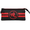 Naruto Sunrise - Estuche Escolar Triple Portatodo Con 2 Cremalleras. Akatsuki