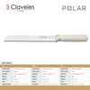 3 Claveles Polar - Cuchillo Panero Profesional 20 Cm Acero Forjado Y Mango En Abs