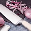 3 Claveles Polar - Cuchillo Cocinero Profesional 20 Cm Acero Forjado Y Mango En Abs