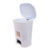 Plastic Forte - Cubo De Basura 18l Con Apertura De Pedal. Blanco