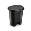 Plastic Forte - Cubo De Basura 18l Con Apertura De Pedal. Negro