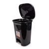 Plastic Forte - Cubo De Basura 18l Con Apertura De Pedal. Negro