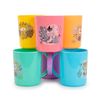 Plastic Forte Candy - Juego De 3 Tazas Infantiles 350 Ml En Plástico Libre De Bpa. Girl