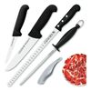 3 Claveles Gourmet - Kit Profesional De Cuchillo Jamonero Deshuesadores Chaira Y Pinzas