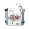 Tatay Baobab - Pack De Baño De 3 Piezas Plástico Pp05. Azul Mist