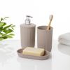 Tatay Baobab - Set De Baño De 3 Piezas En Plástico Pp05. Blanco Pergamon