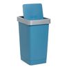 Tatay Smart - Cubo De Basura De 25l Con Tapa Basculante Ideal Cocina. Azul Ocean