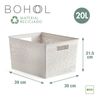 Tatay Bohol - Caja Organizadora Rectangular 20l Plástico Reciclado Con Tapa. Sky White