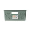 Tatay Bohol - Caja Organizadora Rectangular 12l Plástico Reciclado. Verde Sage