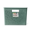 Tatay Bohol - Caja Organizadora Rectangular 20l Plástico Reciclado. Verde Sage Lo