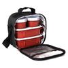 Tatay Urban Food Casual - Bolsa Térmica Porta Alimentos 3l Con Recipientes. Black Edition