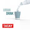 Tatay Urban Drink - Botella De Agua De 0.4l En Tritán Con Tapón Vaso, Burdeos