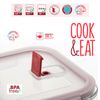 Tatay Cook & Eat - Recipiente Redondo De 0.4l En Vidrio Borosilicato. Apto Horno