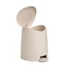 Tatay Ecohome - Cubo De Baño De 3l Gama Standard Con Pedal. Color Beige