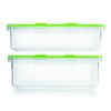 Ibili Lunch Away - Recipiente Rectangular De 0.8l En Plástico Pp05. Verde