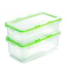 Ibili Lunch Away - Recipiente Rectangular De 0.8l En Plástico Pp05. Verde