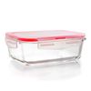 Ibili Lunch Away - Recipiente Rectangular De 0.85l En Vidrio Borosilicato