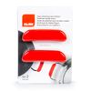 Ibili - Set De 2 Asas Protectoras Para Paelleras En Silicona. Rojo