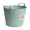 Plastiken Nature - Capazo Flexible De 42l Multiusos Redondo Con Asas. Menta