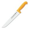 3 Claveles Proflex - Cuchillo Profesional Carnicero Ancho 22 Cm Microban. Amarillo