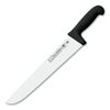 3 Claveles Proflex - Cuchillo Profesional Carnicero Ancho 30 Cm Microban. Negro